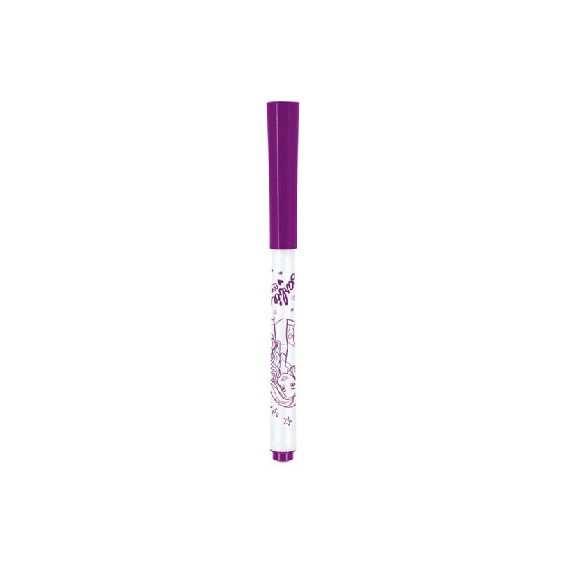 3154147413012-Maped Licence Barbie - 4 Feutres effaçables à sec pour ardoise blanche, - couleurs assor-P_405183948_2-2