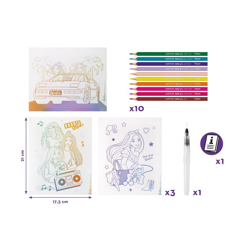 3154149070732-Maped Creativ Licence Barbie - Aqua'Art-P_405183959_3-2