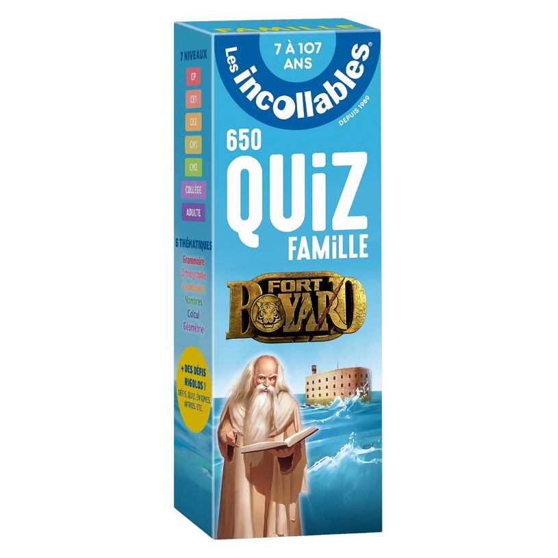 9782809682946-Les incollables - 650 quiz famille Fort Boyard--0