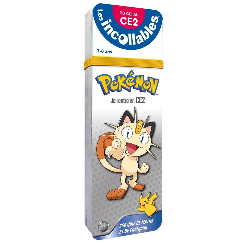 9782809683110-Les incollables - Je rentre en CE2 avec Pokémon 7/8 ans--0