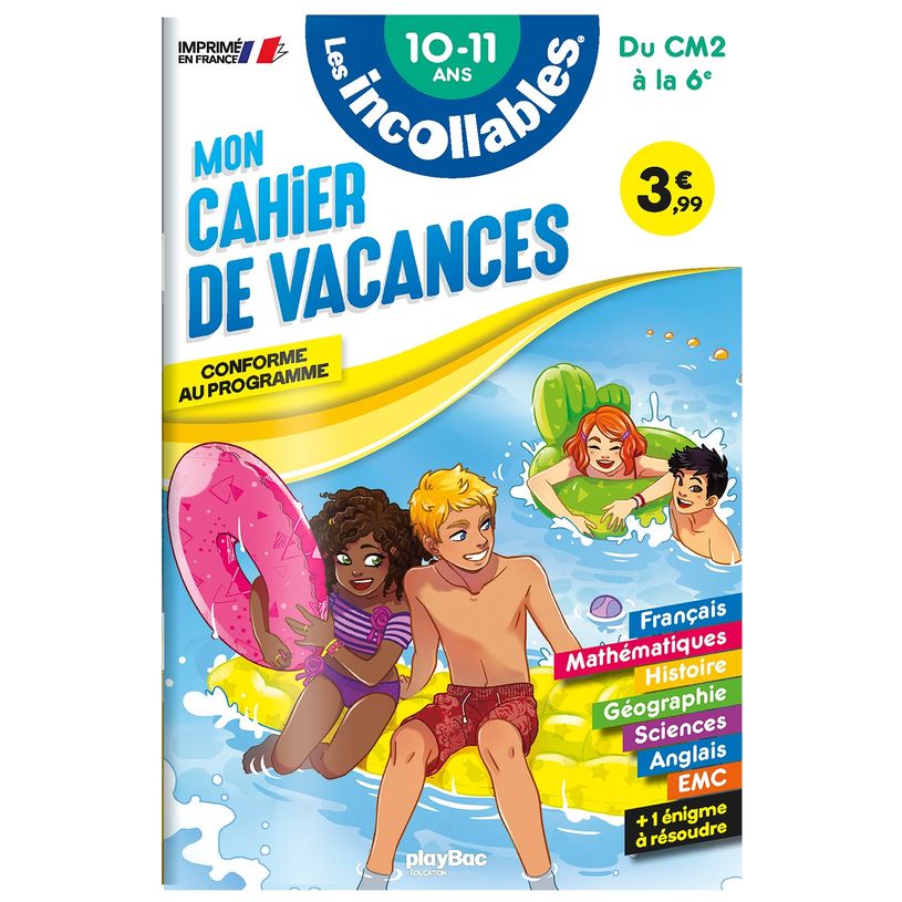 9782809683813-Cahier de vacances 2026 - Les incollables - CM2 à 6e - 10/11 ans--0
