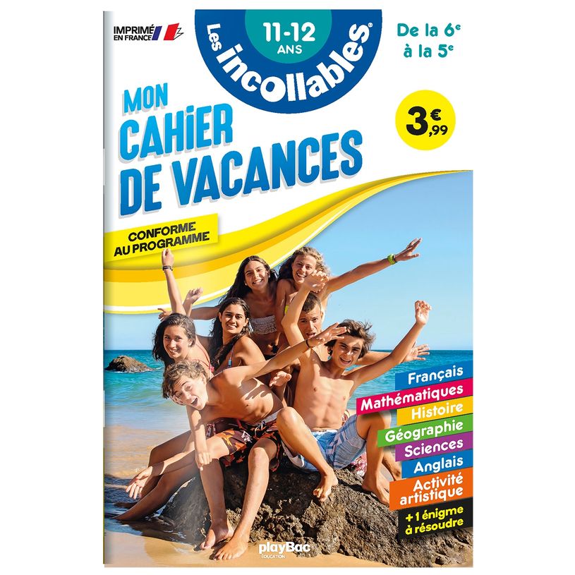 9782809683820-Cahier de vacances 2026 - Les incollables - 6e à 5e - 11/12 ans--0
