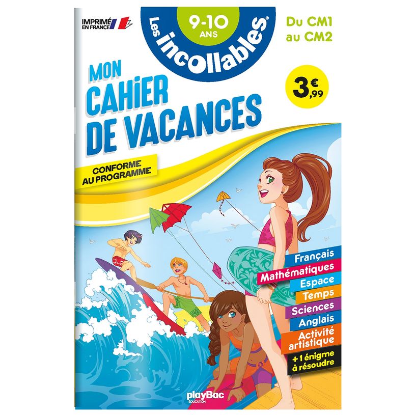 9782809683875-Cahier de vacances 2026 - Les incollables - CM1 au CM2 - 9/10 ans--0
