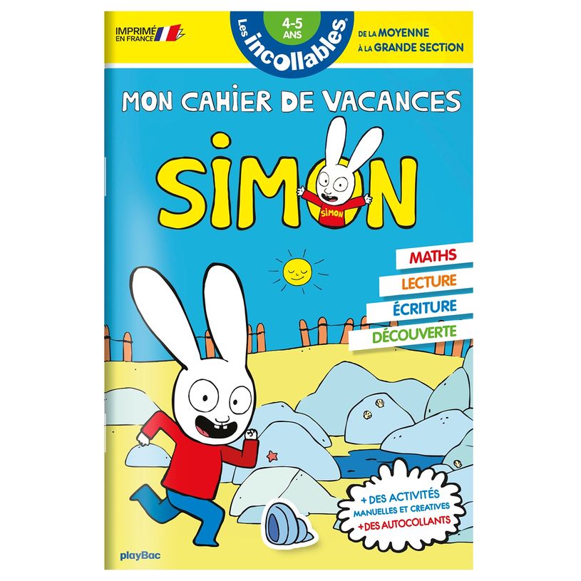 9782809666021-Cahier de vacances 2026 Simon - Les incollables - Moyenne Section à Grande Section - 4/5 ans--0