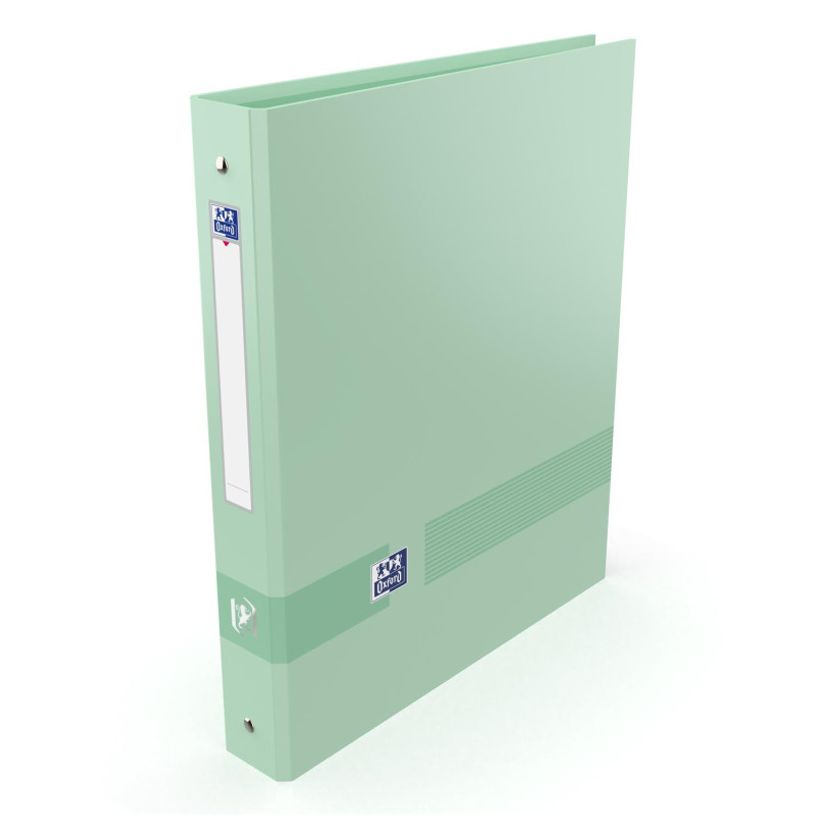 3045050469237-Oxford Color Life Pastel - Classeur 4 anneaux - A4+ - Dos 40 mm - Capacité 250 feuilles - Disponible en diff