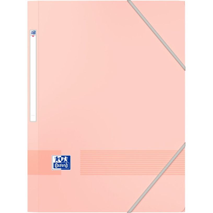 3045050469206-Oxford Color Life Pastel - Chemise à élastique 3 rabats - A4 - Carte rigide 300g/m² pelliculé - Disponible en diff--2