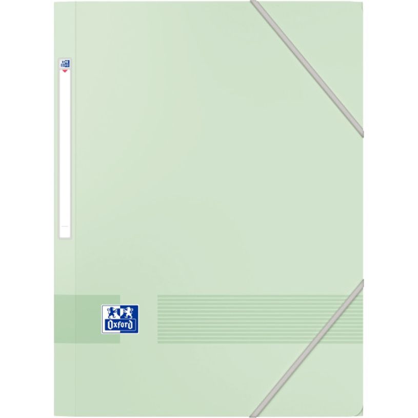 3045050469206-Oxford Color Life Pastel - Chemise à élastique 3 rabats - A4 - Carte rigide 300g/m² pelliculé - Disponible en diff--3