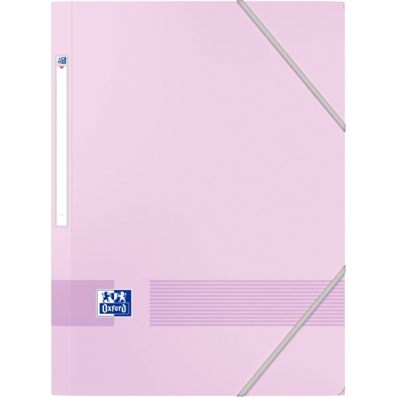 3045050469206-Oxford Color Life Pastel - Chemise à élastique 3 rabats - A4 - Carte rigide 300g/m² pelliculé - Disponible en diff--6