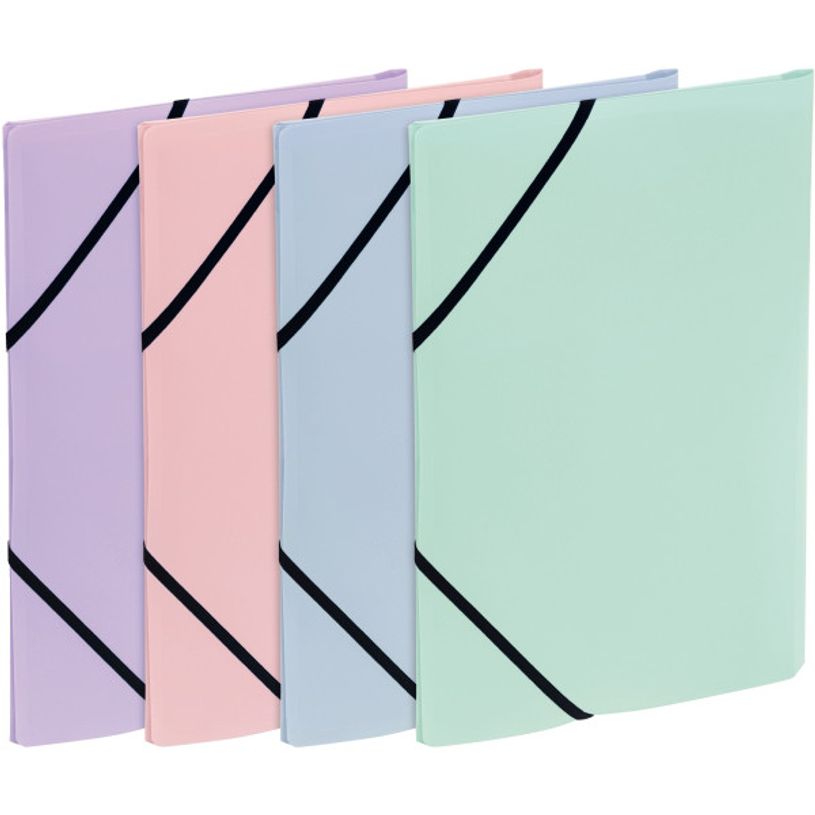 3045050469206-Oxford Color Life Pastel - Chemise à élastique 3 rabats - A4 - Carte rigide 300g/m² pelliculé - Disponible en diff--7