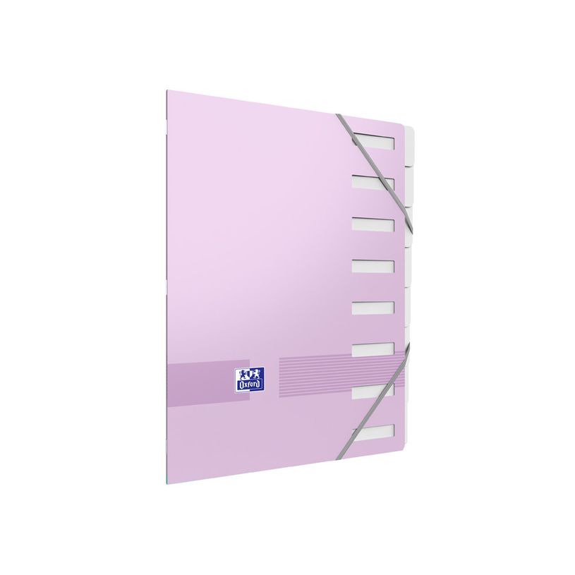 3045050469299-Oxford Color Life Pastel - Trieur 8 positions -  A4 - Disponible en différentes couleurs--4