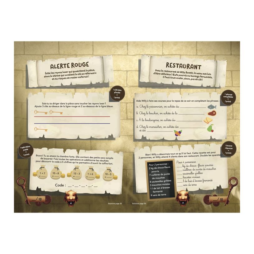 9782809676297-Cahier de vacances 2025 Fort Boyard - Les Incollables - CM2/6e - livre d'exercices-P_405184100_2-1