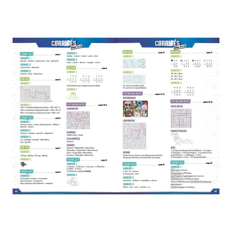9782809679632-Cahier de vacances 2025 Pokémon - Les Incollables - CE1/CE2 - livre d'exercices-P_405184102_6-5