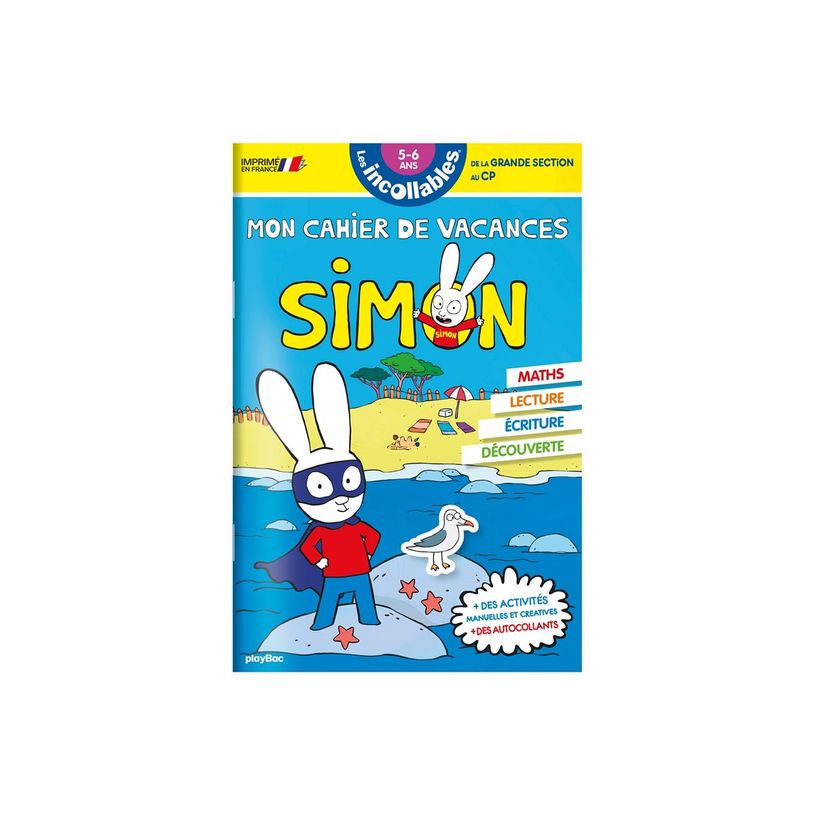 9782809679649-Cahier de vacances 2025 Simon - Les Incollables - CP - livre d'exercices-P_405184103_6-0