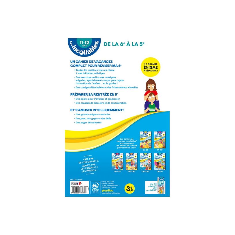 9782809683820-Cahier de vacances 2025 - Les Incollables - 6e-5e - livre d'exercices-P_405184123_3-2