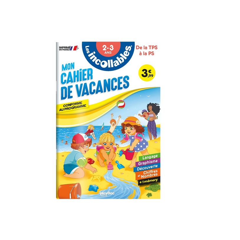 9782809683837-Cahier de vacances 2025 - Les Incollables - TPS-PS - livre d'exercices-P_405184124_3-2