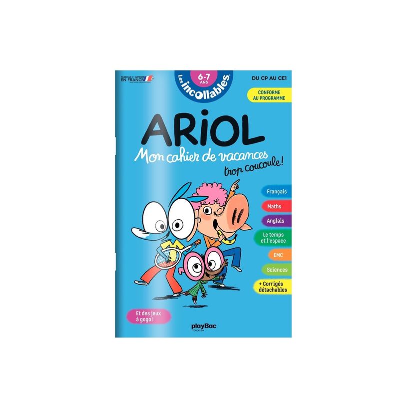 9782809688238-Cahier de vacances 2025 Ariol - Les Incollables - CP/CE1 - livre d'exercices-P_405184132_4-3