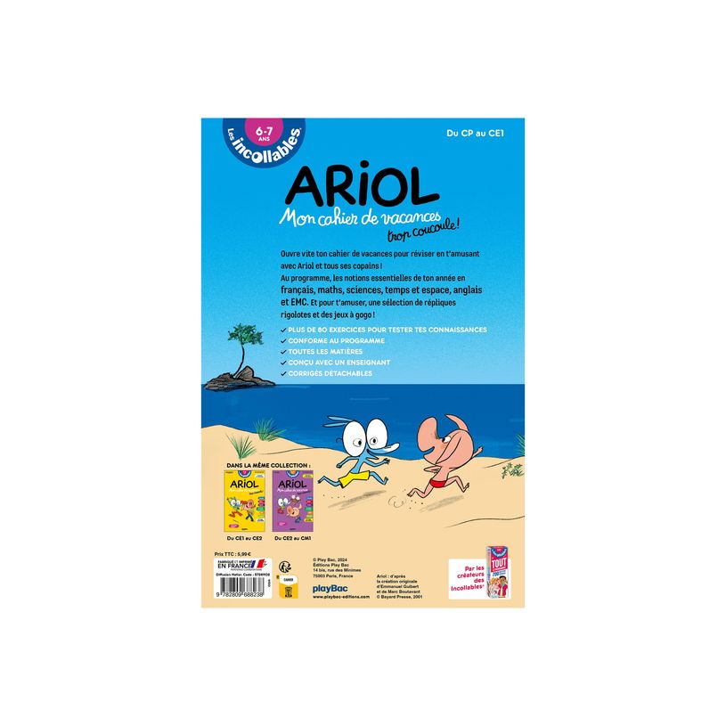 9782809688238-Cahier de vacances 2025 Ariol - Les Incollables - CP/CE1 - livre d'exercices-P_405184132_6-5