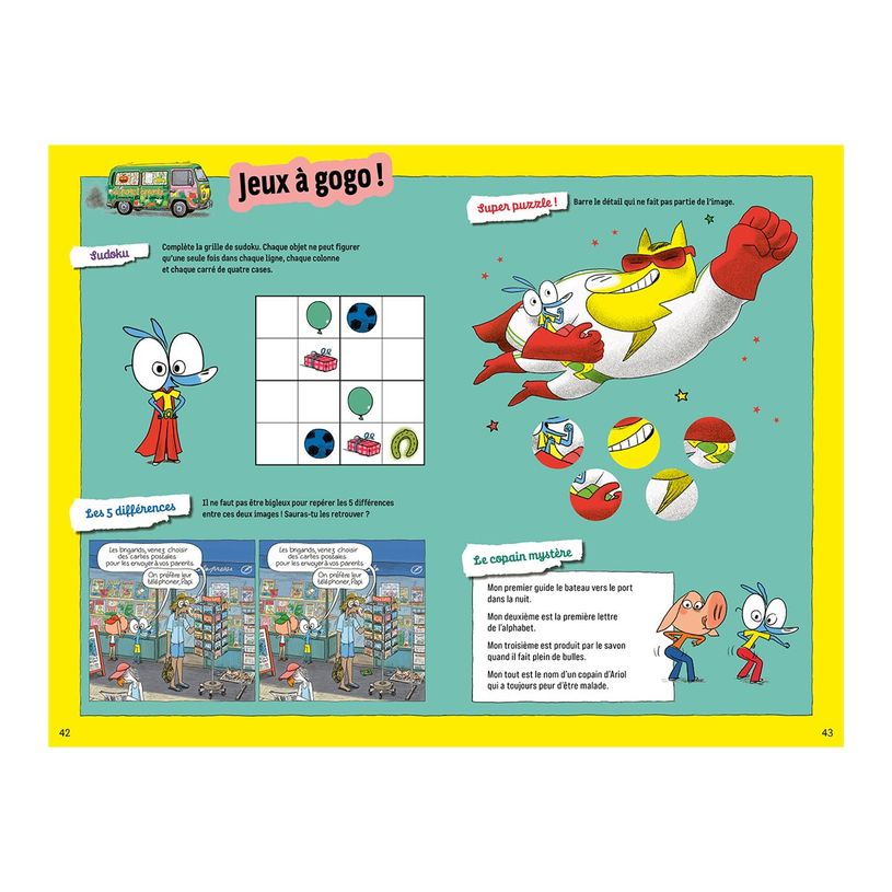 9782809688238-Cahier de vacances 2025 Ariol - Les Incollables - CP/CE1 - livre d'exercices-P_405184132_8-7