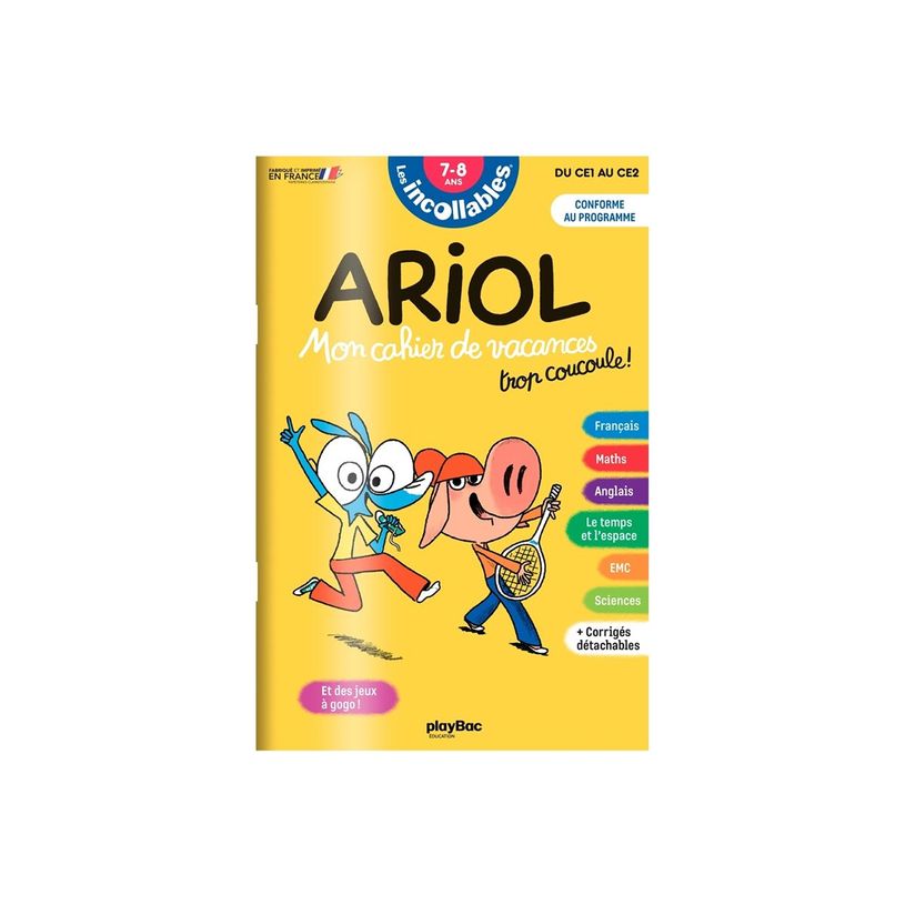 9782809688245-Cahier de vacances 2025 Ariol - Les Incollables - CE1/CE2 - livre d'exercices-P_405184133_2-1