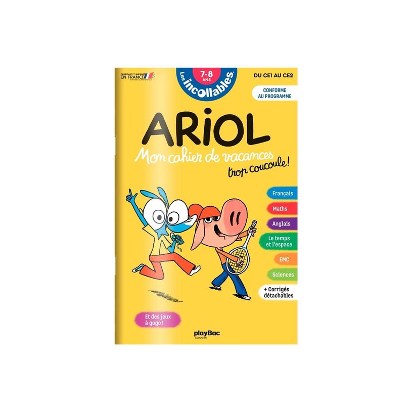 9782809688245-Cahier de vacances 2025 Ariol - Les Incollables - CE1/CE2 - livre d'exercices-P_405184133_4-3