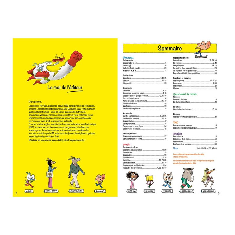 9782809688245-Cahier de vacances 2025 Ariol - Les Incollables - CE1/CE2 - livre d'exercices-P_405184133_5-4