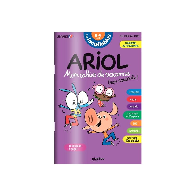 9782809688252-Cahier de vacances 2025 Ariol - Les Incollables - CE2 - CM1 - livre d'exercices-P_405184134_2-1