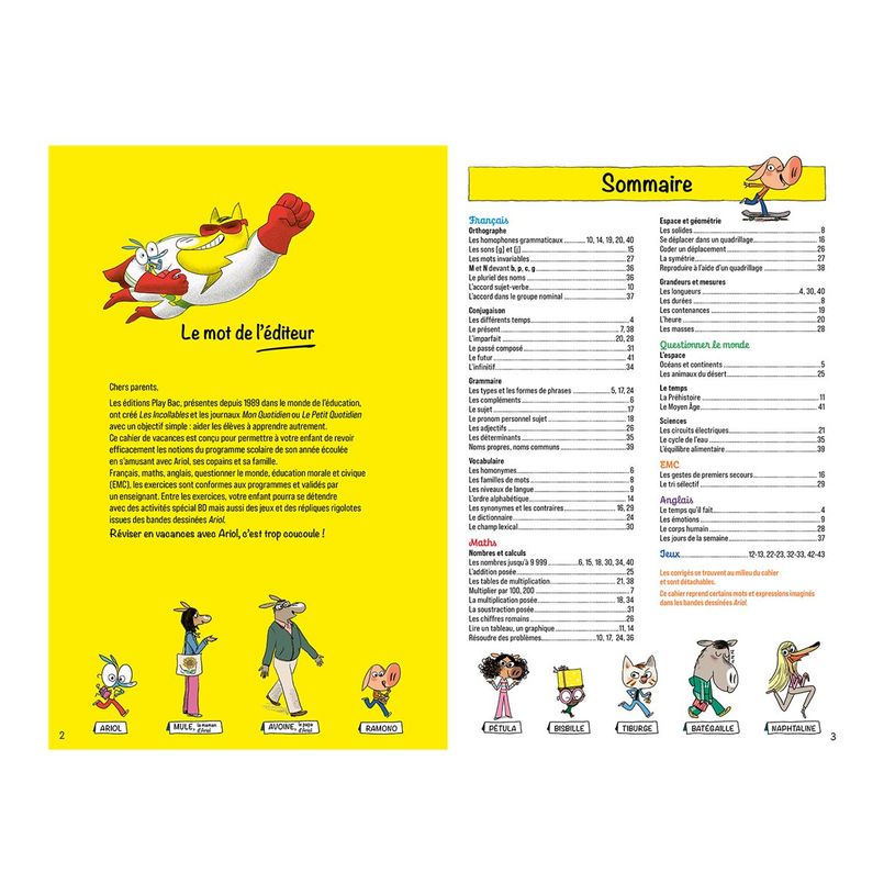 9782809688252-Cahier de vacances 2025 Ariol - Les Incollables - CE2 - CM1 - livre d'exercices-P_405184134_6-5