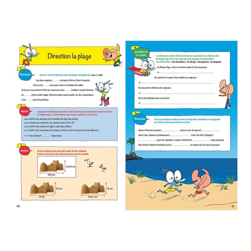 9782809688252-Cahier de vacances 2025 Ariol - Les Incollables - CE2 - CM1 - livre d'exercices-P_405184134_8-7