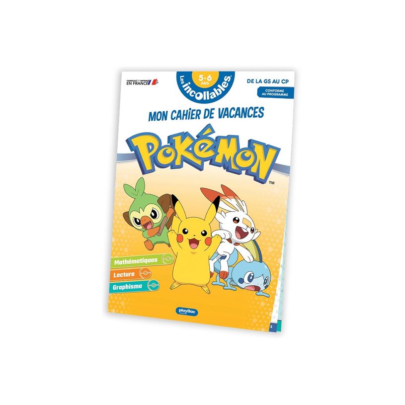 9782809675047-Cahier de vacances 2025 Pokémon - Les Incollables - CP - livre d'exercices-P_405184135_4-3