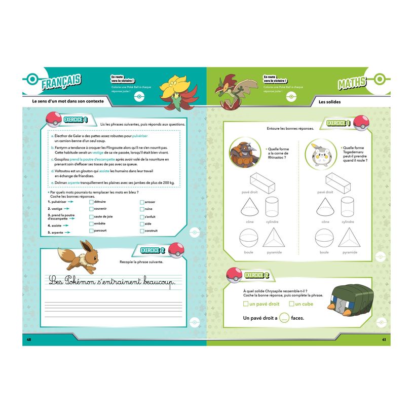 9782809675054-Cahier de vacances 2025 Pokémon - Les Incollables - CP/CE1 - livre d'exercices-P_405184136_1-0