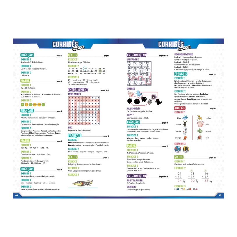 9782809675054-Cahier de vacances 2025 Pokémon - Les Incollables - CP/CE1 - livre d'exercices-P_405184136_2-1
