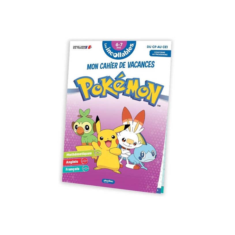 9782809675054-Cahier de vacances 2025 Pokémon - Les Incollables - CP/CE1 - livre d'exercices-P_405184136_5-4