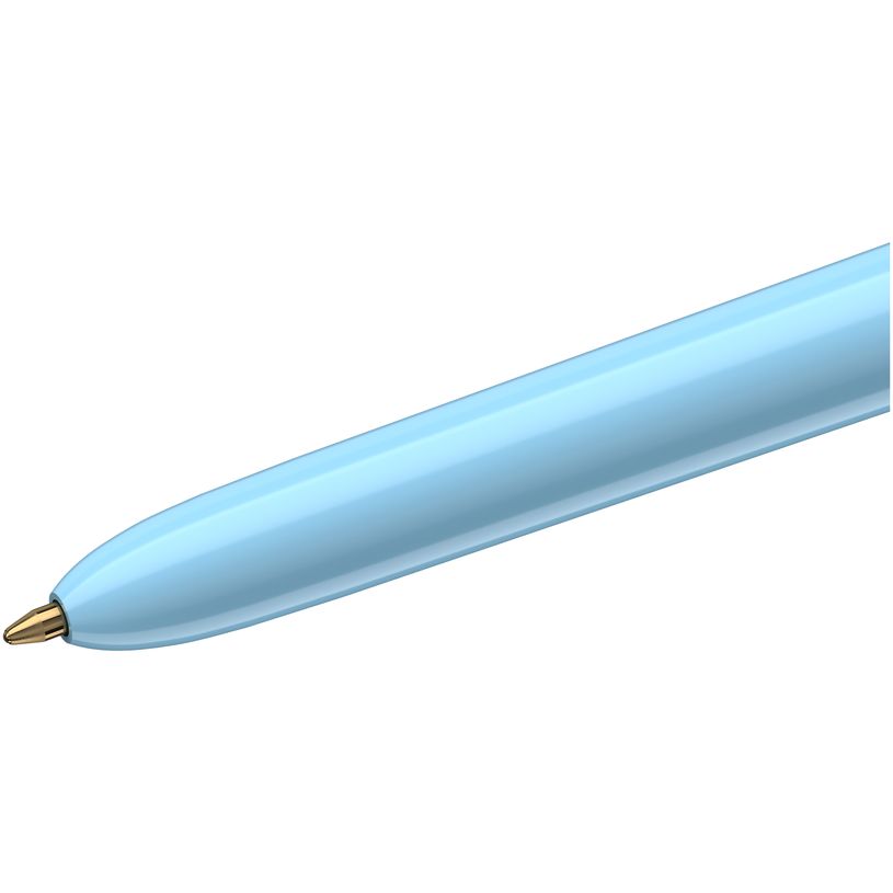 3086123739703-BIC 4 COULEURS - Stylo à bille 4 couleurs - 1 mm - pastel bleu-P_405184161_3-2