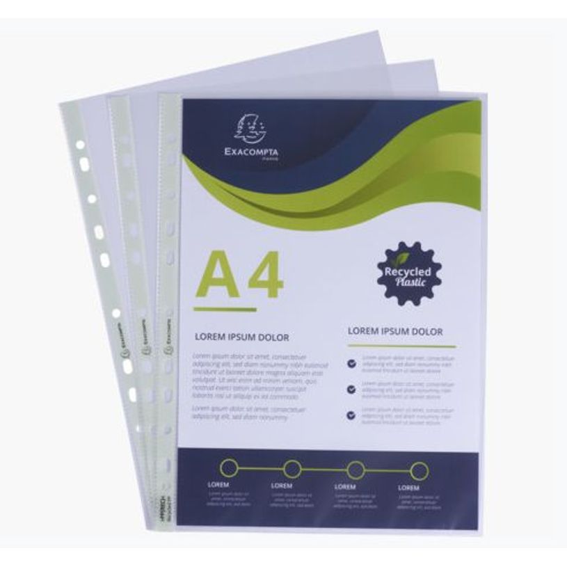 3130630053200-Exacompta Forever Opak - pochette perforée - pour A4 - crystal translucide (pack de 100)-P_405184172_5-4