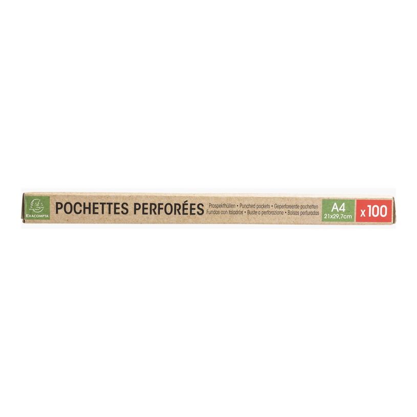 3130630053200-Exacompta Forever Opak - pochette perforée - pour A4 - crystal translucide (pack de 100)-P_405184172_8-6