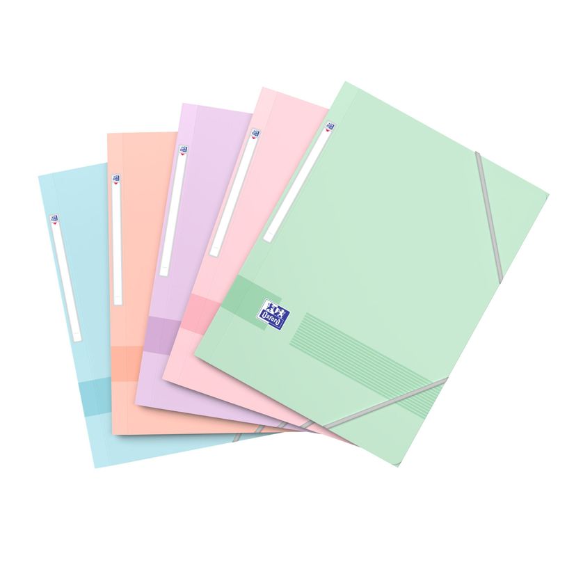 3045050469206-Oxford Color Life Pastel - Chemise à élastique 3 rabats - A4 - Carte rigide 300g/m² pelliculé - Dispo-P_405184211_1-0