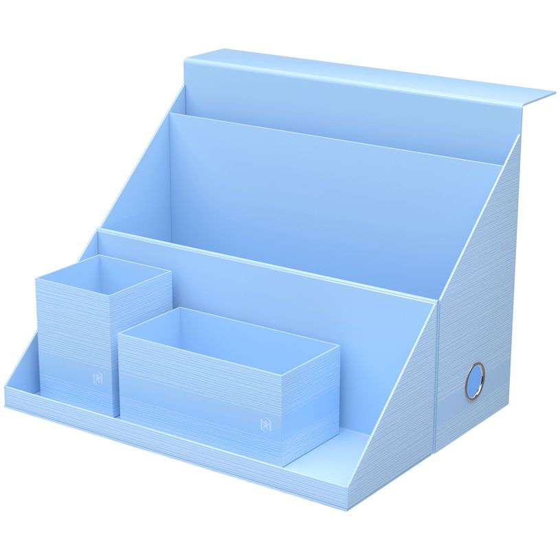 3045050470769-Oxford Harmonia - Boite All in box - Dos 120 mm - Carte rigide rembordée et pelliculée - Disponible en 3 coloris : bleu paste-P_405184214_2-1