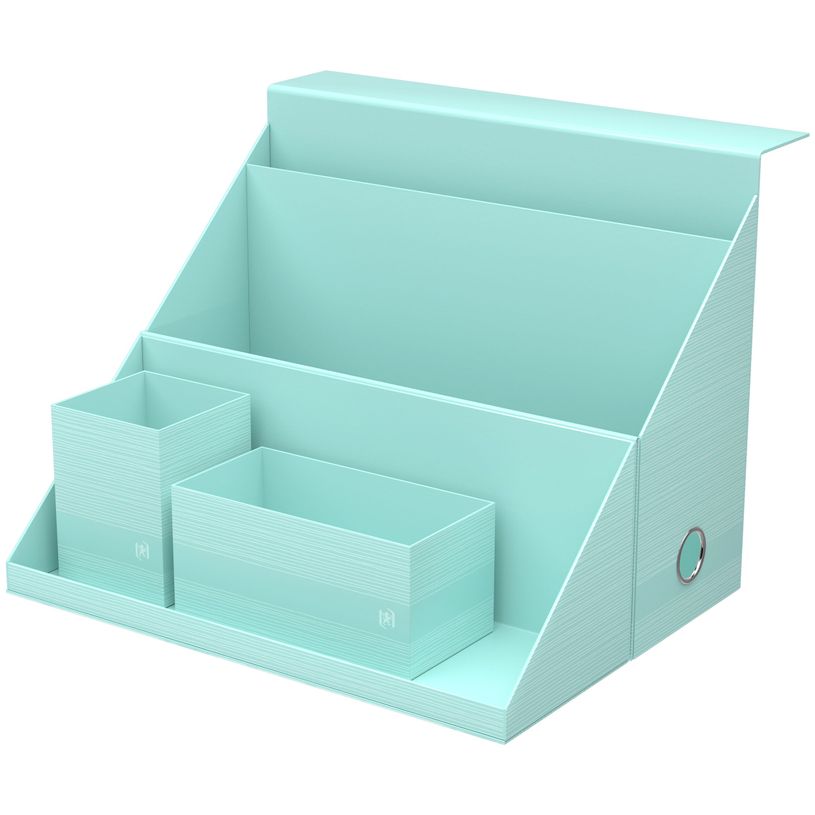 3045050470769-Oxford Harmonia - Boite All in box - Dos 120 mm - Carte rigide rembordée et pelliculée - Disponible en 3 coloris : bleu paste-P_405184214_3-2