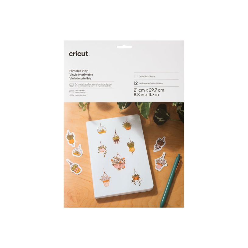 093573370861-Cricut - 12 feuilles imprimables - vinyle - A4 - blanc-P_405184270_1-0