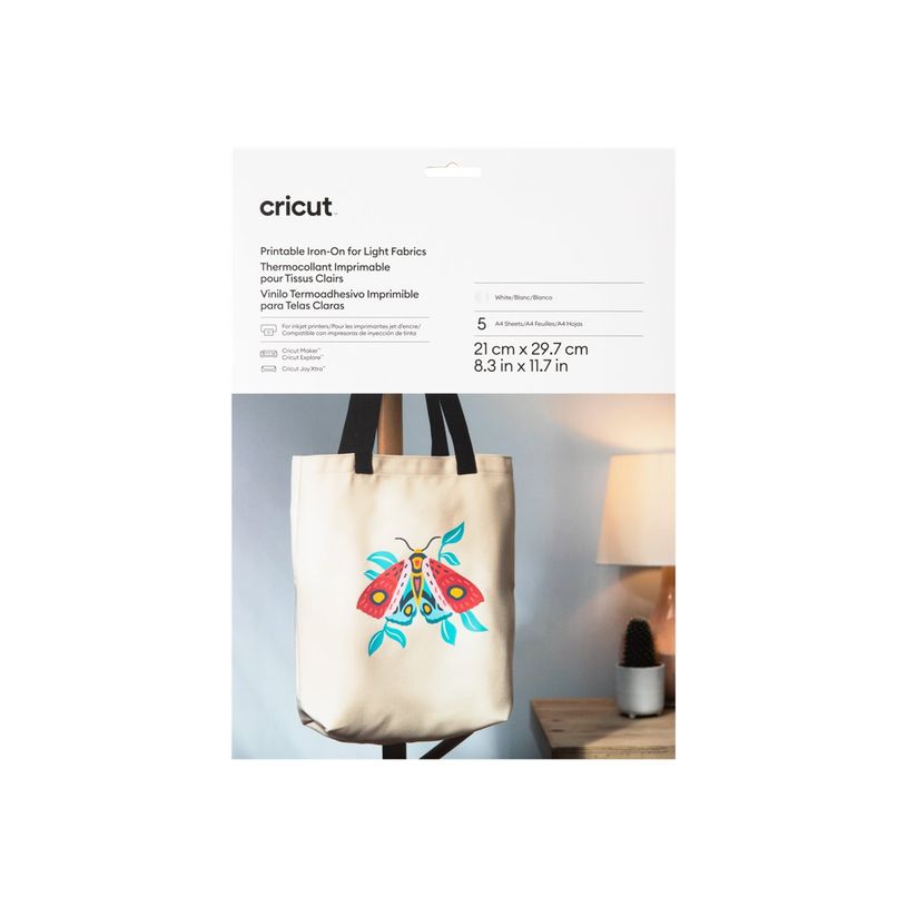 093573922169-Cricut - 5 feuilles de transfert thermocollantes - pour tissus clairs - A4 - blanc-P_405184274_1-0