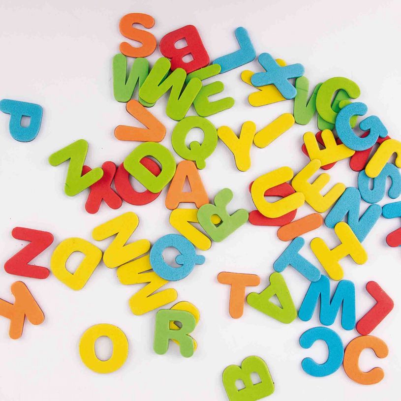 8410782193708-APLI kids - Aimant artisanal - lettres - 30 x 30 cm - bleu, jaune, rouge, vert, orange - m-P_405184282_4-1