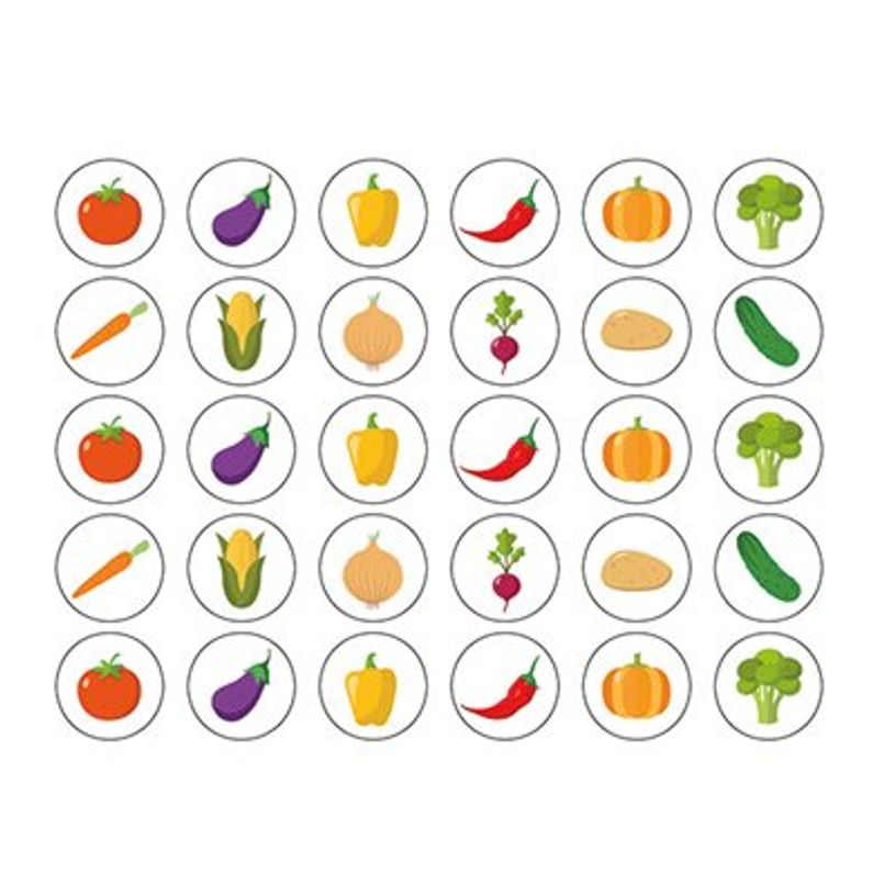 8410782197164-APLI kids - Adhésif décoratif - 900 pièces - rond - légumes - 20 x 18 mm - 30 feuilles-P_405184287_1-0