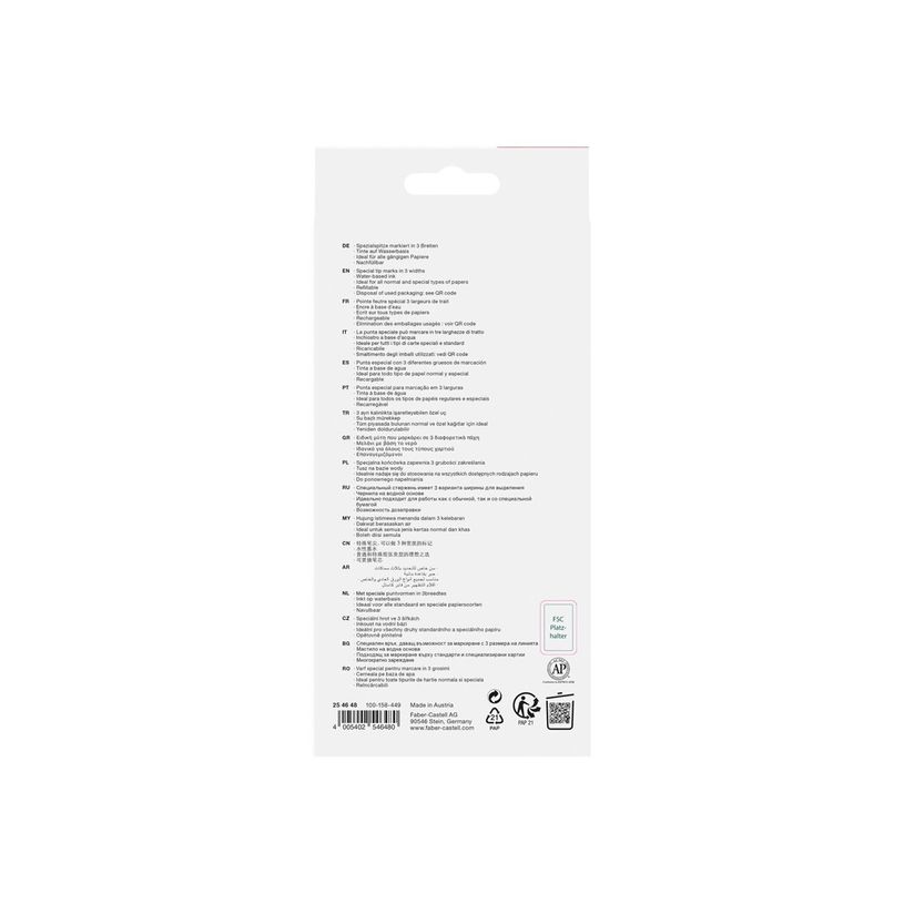 4005402546480-Faber-Castell Superfluorescent - Pack de 8 surligneurs - couleurs néon assorties - encre -P_405184315_2-1