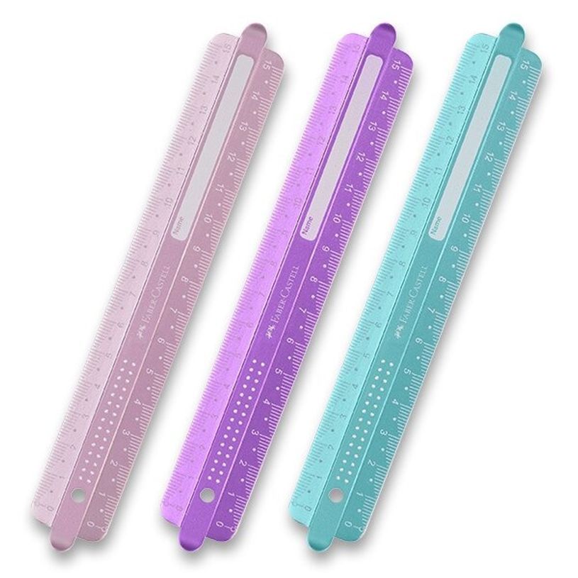 4005401720157-Faber Castell Sparkle - Règle 15 cm - disponible dans différentes couleurs-P_405184320_1-0