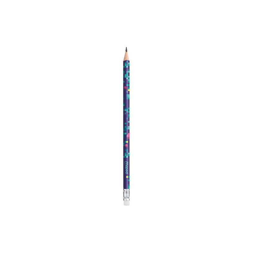 3154148518181-Maped Pixel Party - Lapicero - grafito - HB - con borrador-P_405184391_3-2