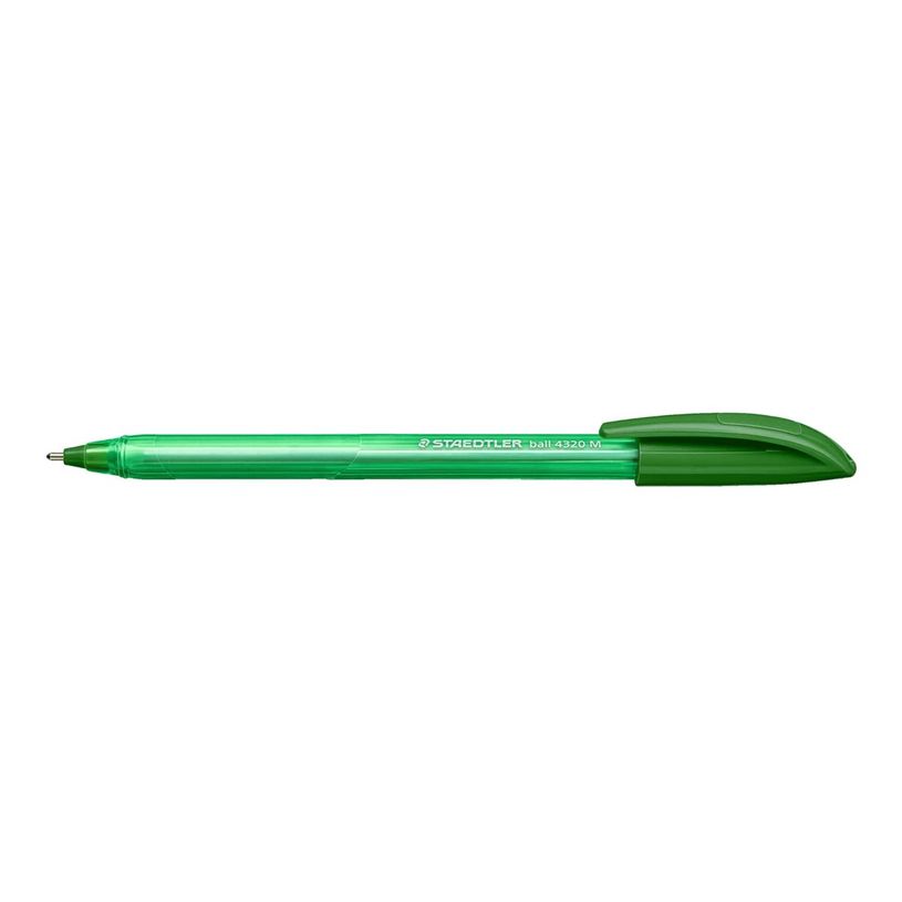 4007817101155-STAEDTLER ball 4320 - Stylo à bille - vert - 1 mm - pointe moyenne-P_405184400_1-0