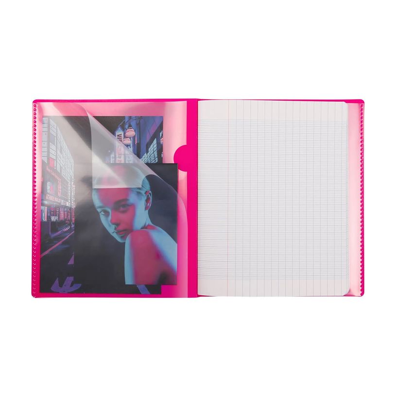 3037929416237-Clairefontaine Koverbook Neon - Carnet polypro 11 x 17 cm - 96 pages - petits carreaux (5x5mm) - disponi-P_405184406_1-5