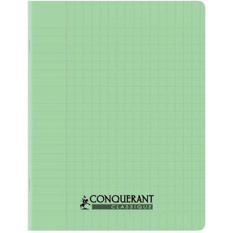 3020120225869-Conquérant Classique - Cahier polypro 17 x 22 cm - 96 pages - grands carreaux (Seyes) - v-P_405184456_1-0
