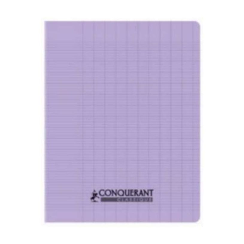 3020120225906-Conquérant Classique - Cahier polypro 17 x 22 cm - 96 pages - grands carreaux (Seyes) - l-P_405184457_1-0