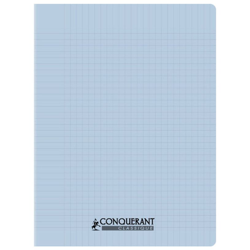 3020120225784-Conquérant Classique - Cahier polypro 24 x 32 cm - 96 pages - grands carreaux (Seyes) - b-P_405184467_1-0